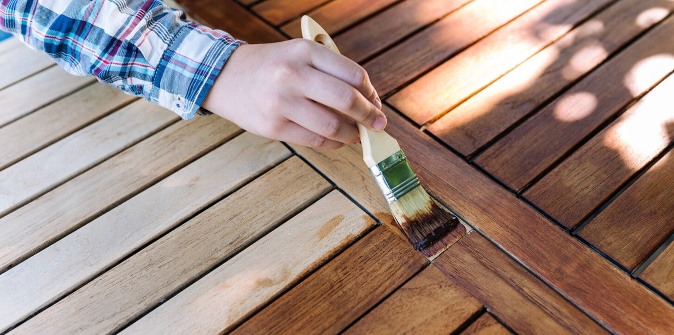 Professional deck staining and sealing services
